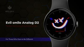 Evil Smile Analog D2 الملصق