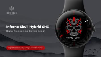 Inferno Skull Hybrid SH3 الملصق