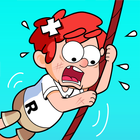 Zipline Rescue: 物理ゲーム アイコン