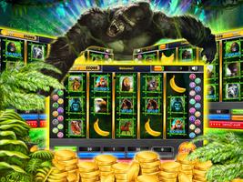 Super gorilla casino: machines à sous sauvages Affiche