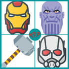 Guess the superhero name ไอคอน