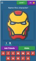 Guess the superhero name โปสเตอร์