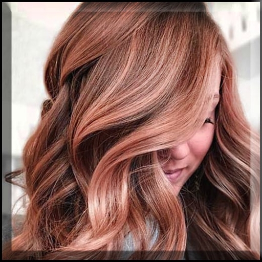 red hair-blonde highlights