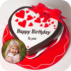 Birthday Cake With Name And Photo icon