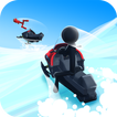Snowmobile Stickman: Flip Race