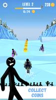 Snowmobile Stickman: Flip Race screenshot 2