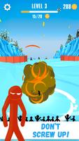Snowmobile Stickman: Flip Race screenshot 3