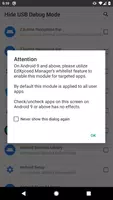 Hide USB Debugging Mode [Xpose bài đăng