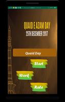 Quaid Day /25 December photo frames Affiche