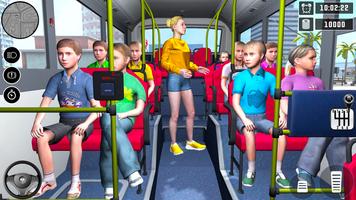 City School Bus Driving:juegos captura de pantalla 1