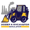 Bulldozer et Excavatrice 3D