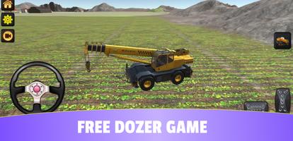 Dozer & Excavator Simulator 3D постер