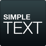 Simple Text Zeichen