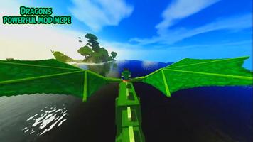 Dragons powerful mod mcpe Poster