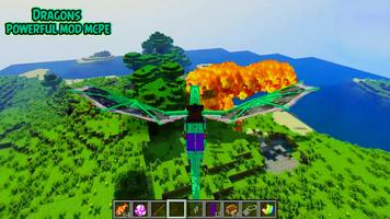 Dragons powerful mod mcpe captura de pantalla 1