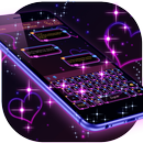 Clavier violet foncé APK