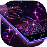 Темно-фиолетовая клавиатура APK