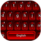 Teclado vermelho para Android ícone