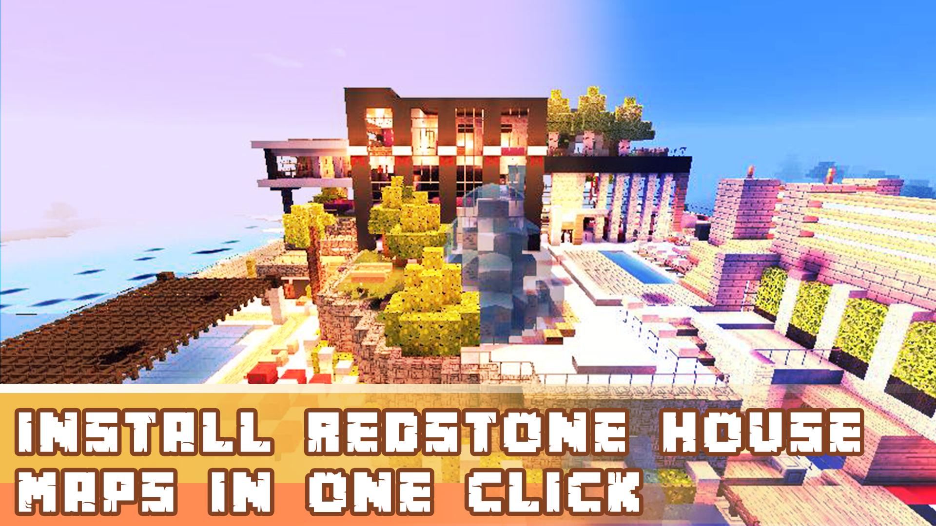 Redstone House Maps For Minecraft Pe For Android Apk Download