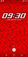 Marc Marquez Clock & Theme постер