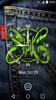 Slank Clock Widget Poster