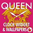 Queen Clock and Wallpapers aplikacja