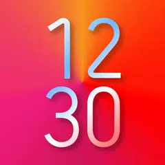 Simple Gradient Clock Widget XAPK download