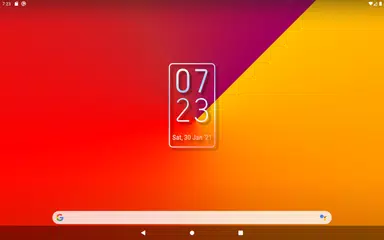 Simple Gradient Clock Widget アプリダウンロード