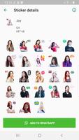 Red Velvet WAStickerApps KPOP Idol for Whatsapp capture d'écran 1