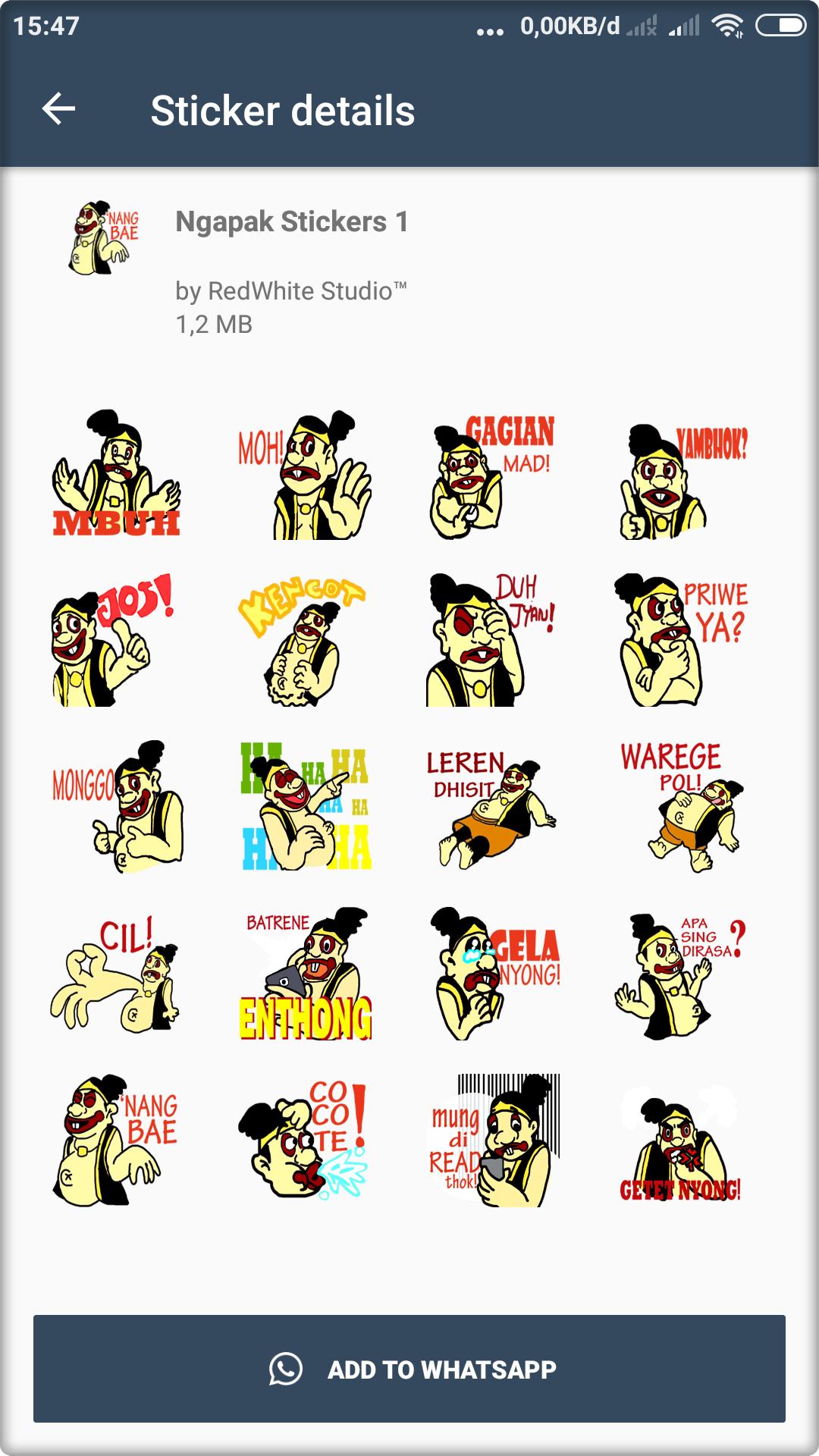 Stiker Ngapak Lucu Wastickerapps For Android Apk Download