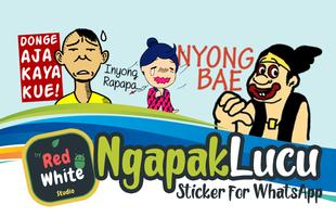 Stiker Ngapak Lucu WAStickerApps Affiche