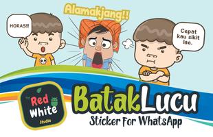 Stiker Batak Lucu WAStickerApps poster