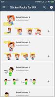 Stiker Batak Lucu WAStickerApps screenshot 2