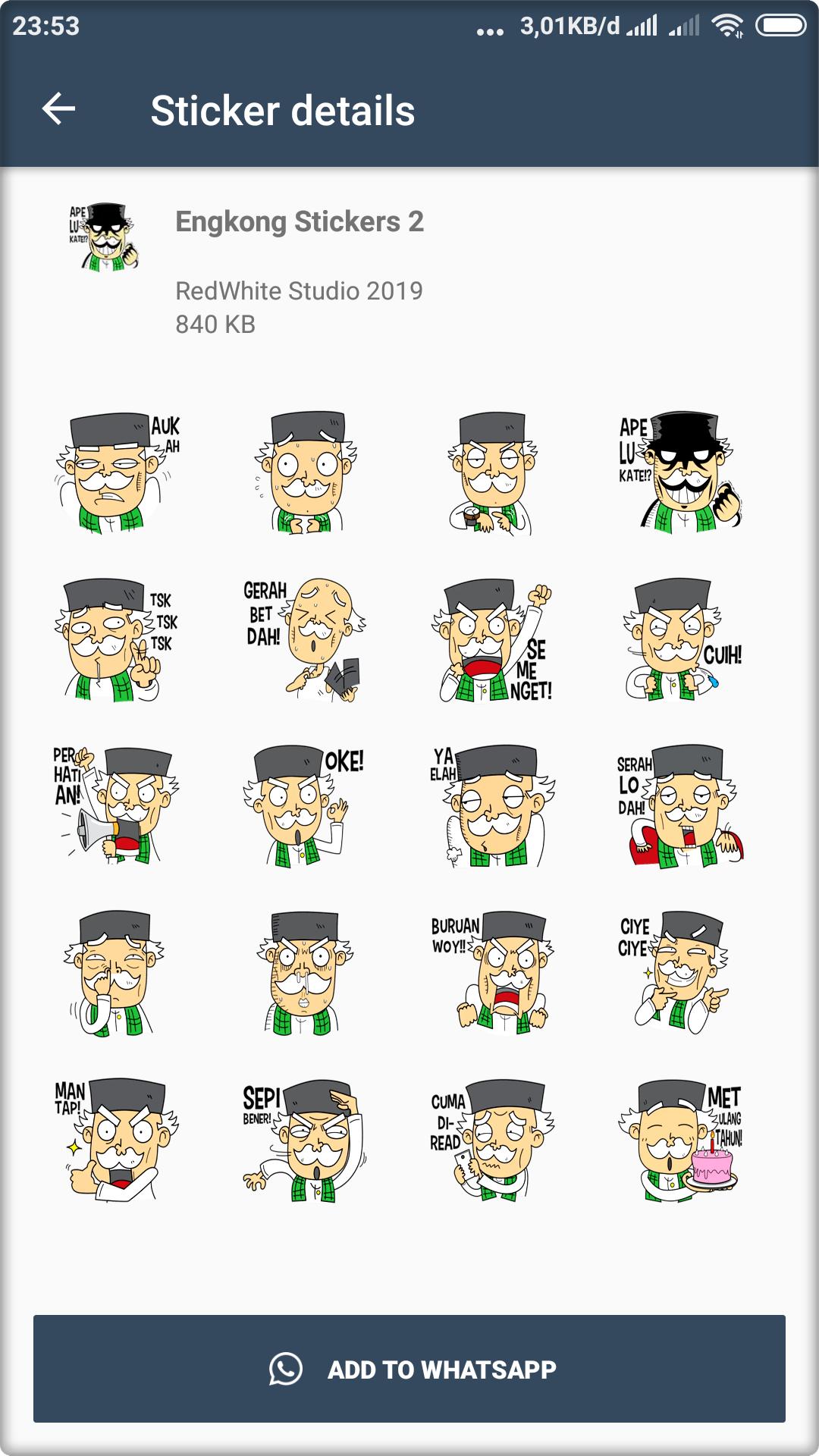 Stiker Betawi Lucu Wastickerapps For Android Apk Download