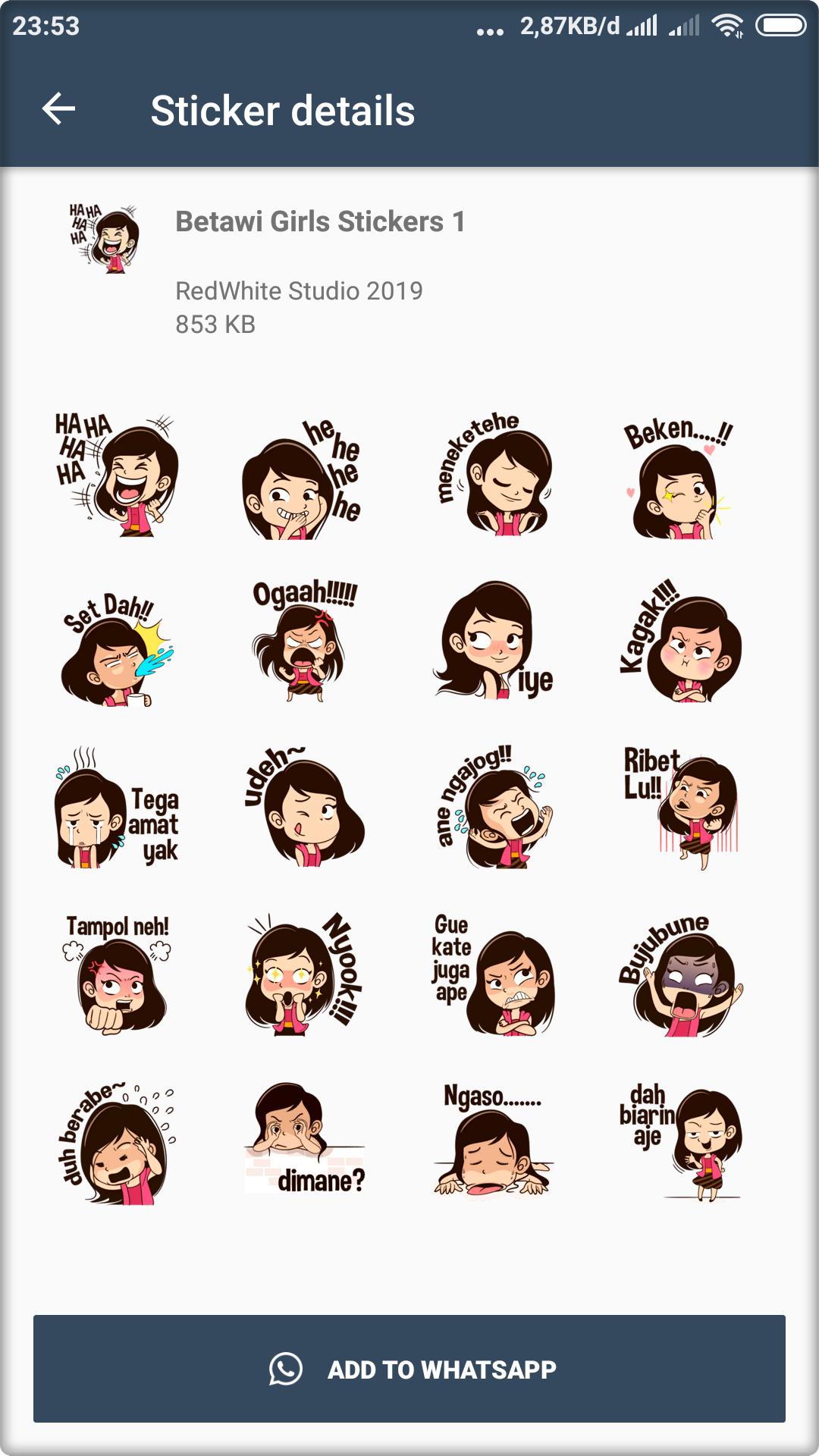 Stiker Betawi Lucu Wastickerapps For Android Apk Download