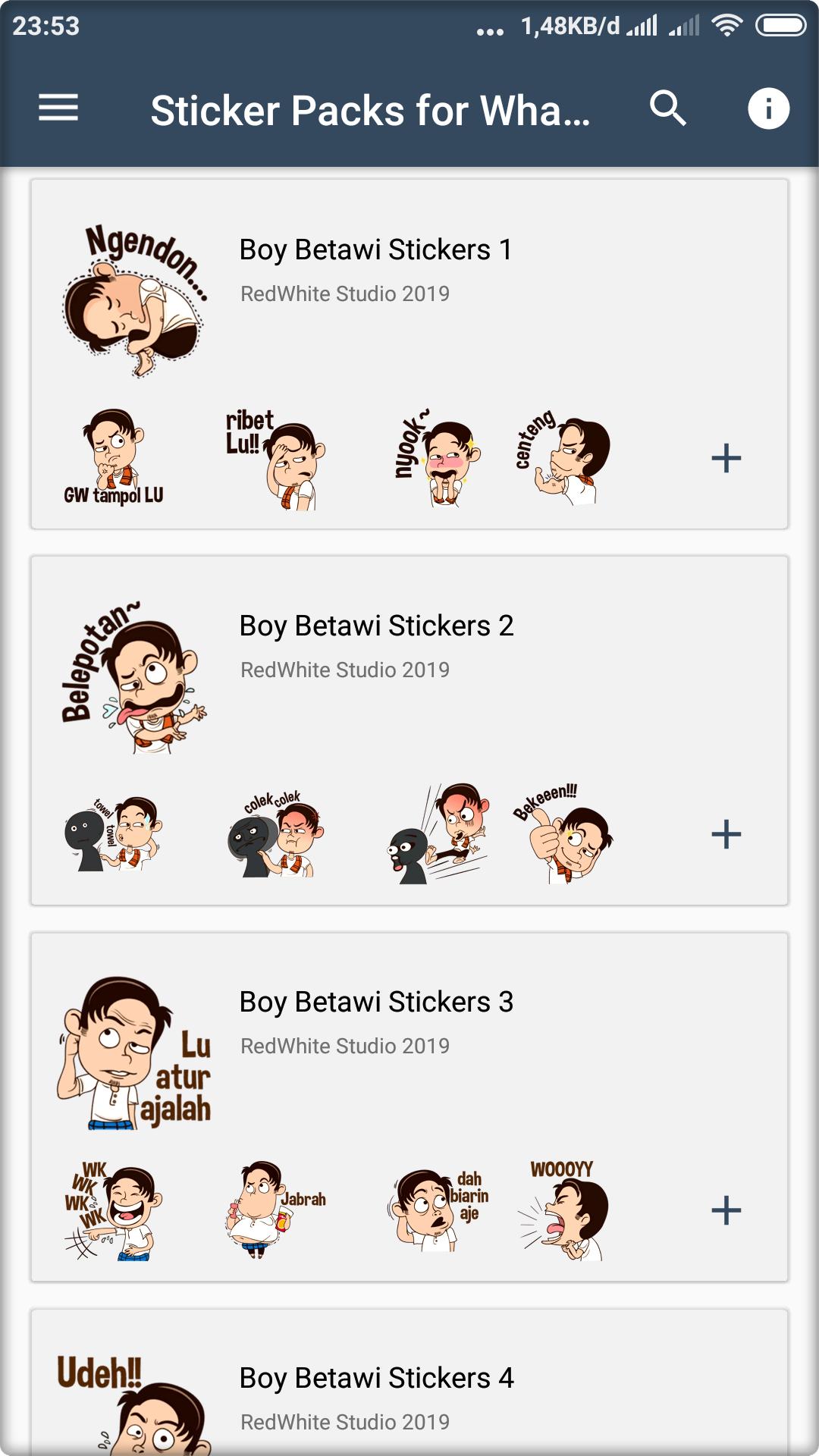 Stiker Betawi Lucu Wastickerapps For Android Apk Download