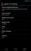 eSpeak capture d'écran 2