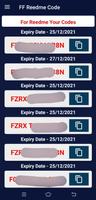 ff redeem codes تصوير الشاشة 1