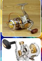 fishing reel design poster