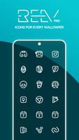 Reev Pro - White Outline Icons постер