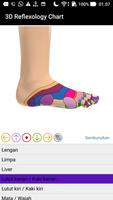 3D Reflexology Chart Affiche