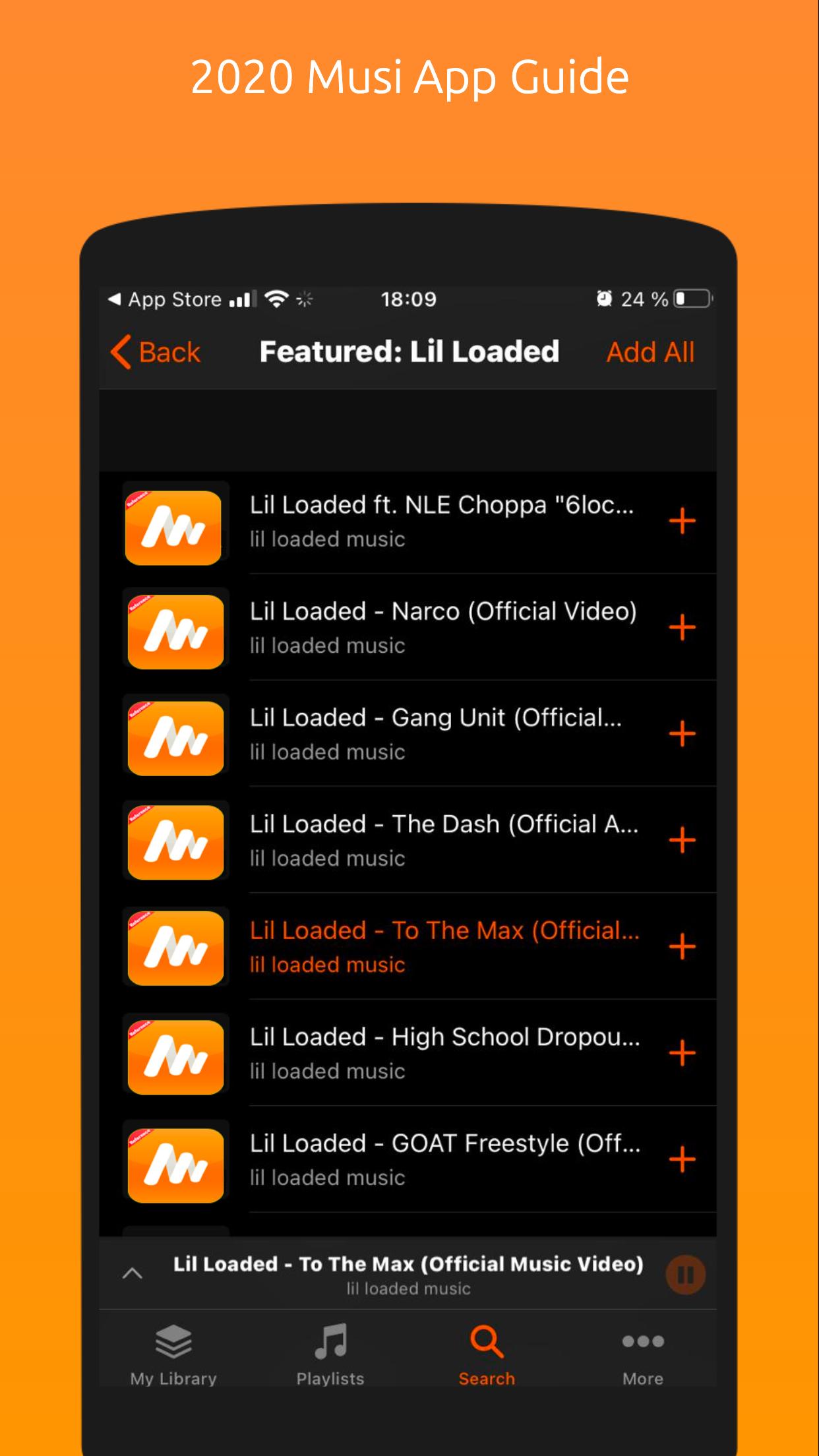 Musi app for android Musi app for android