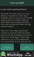 Free Up RAM Guide スクリーンショット 1