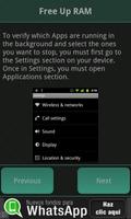 Free Up RAM Guide capture d'écran 2