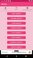 Pregnancy Months & Weeks capture d'écran 1
