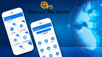 GPS Route navigation - live satellite view Street ảnh chụp màn hình 1