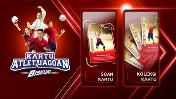 Biskuat Kartu Atlet Jagoan plakat