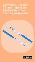 Test de grossesse app guide Affiche