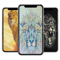 Wallpaper Lion Art