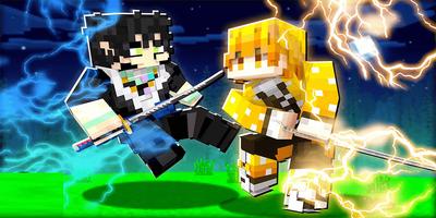 Mod Demon Slayer Addon MCPE 포스터